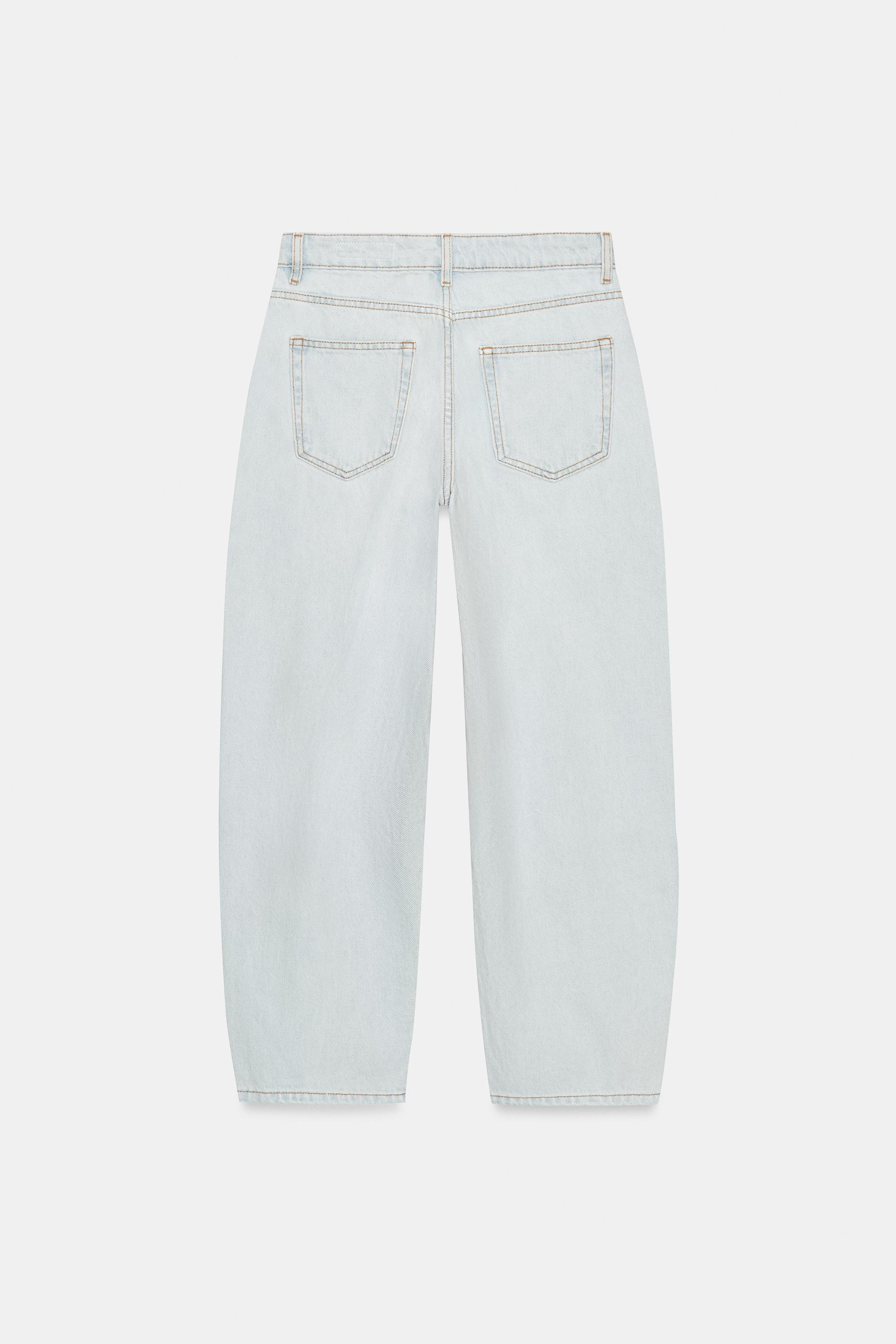 ZW COLLECTION TAPERED MID-RISE JEANS